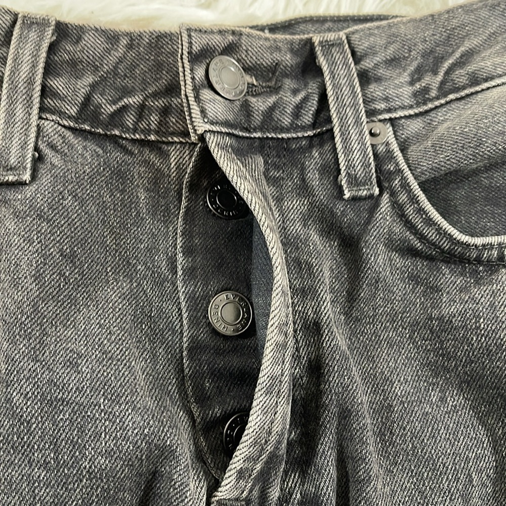 EVERLANE The ’90s Cheeky Denim Jean ORGANIC Cotton Size 24 Ankle NEW - Picture 13 of 16